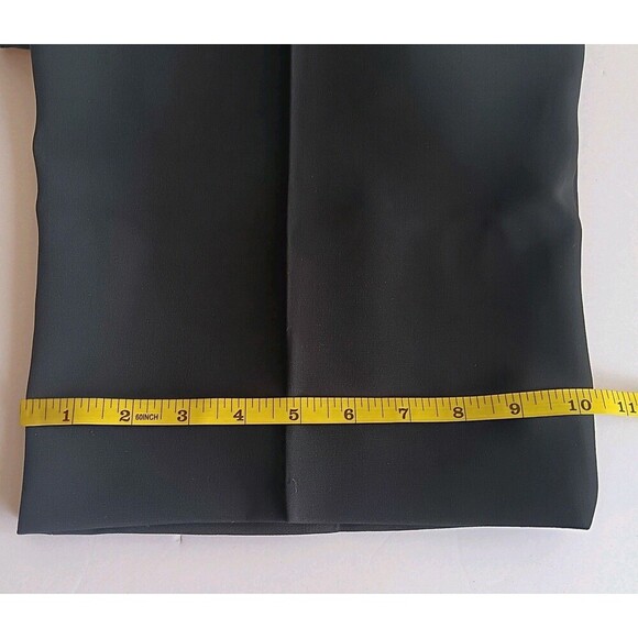 NWT Anne Klein Size 14 Retro Black Pleated High-Waist Loose-Leg Dress Slacks - Picture 9 of 9